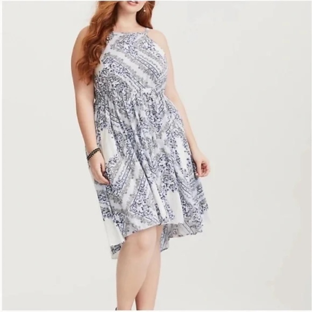 Torrid 0X Bandana Print Dress